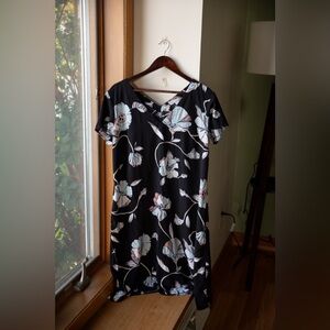 Target “A New Day” black floral dress